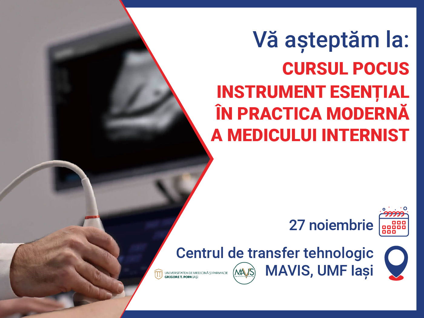 Cursul POCUS – Instrument esential in practica moderna a medicului internist